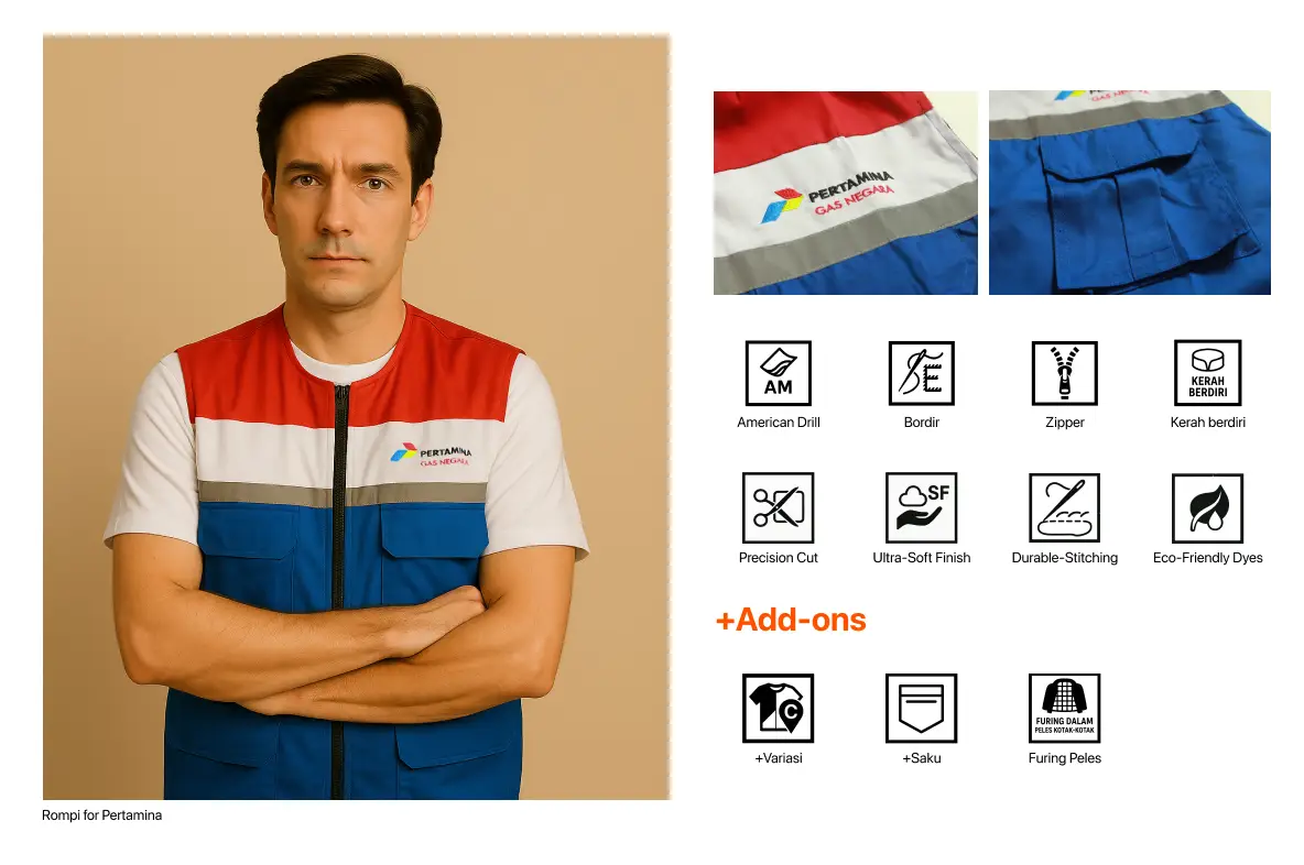 Rompi custom Kustom Garment